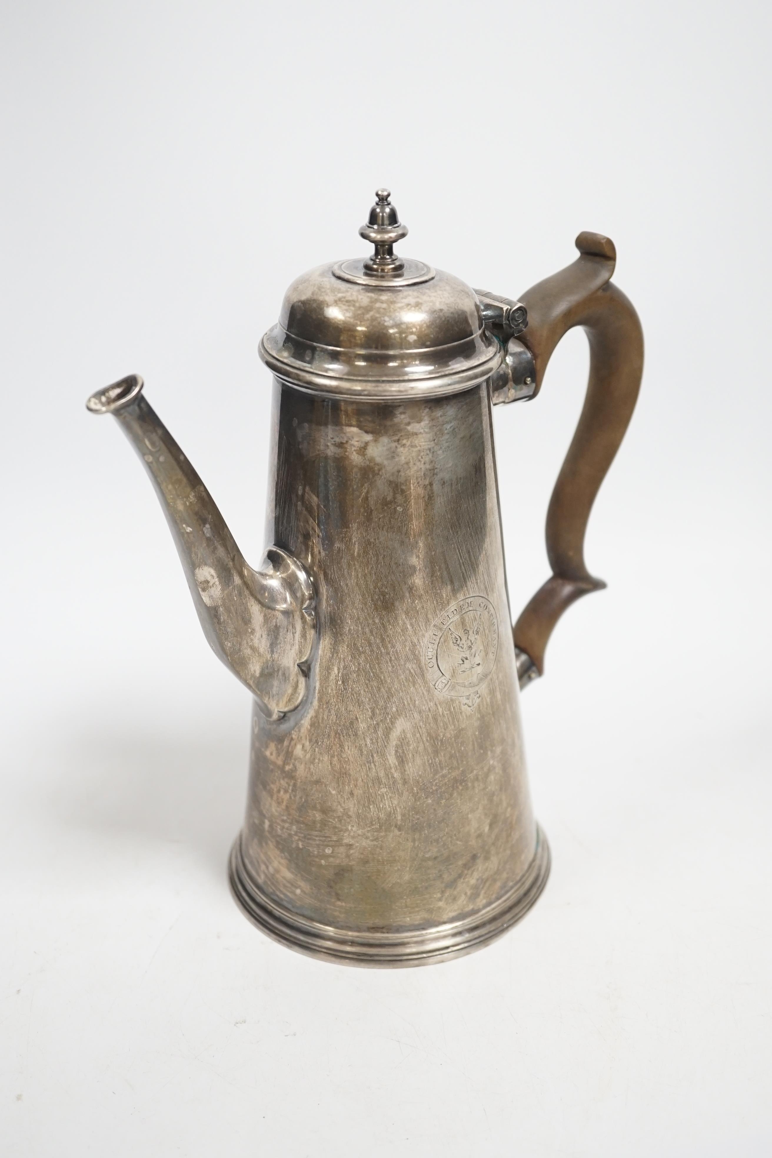 A George III silver chocolate pot, by Robert Lucas